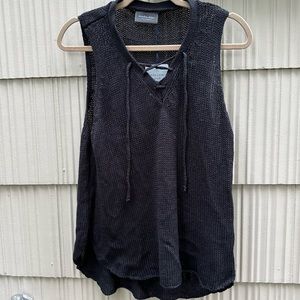 NWT Wooden Ships Cara Laced Tank Sweater